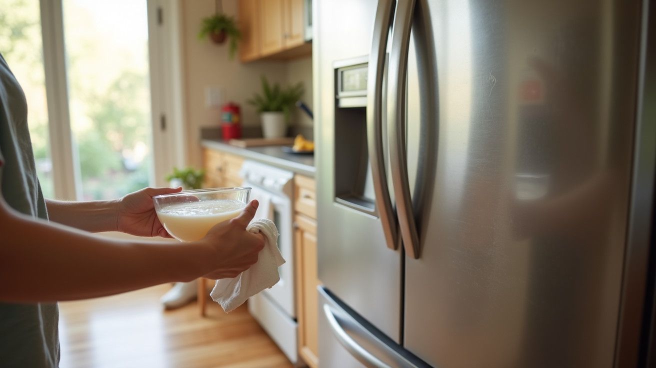 A água de cozer feijão, esquecida na despensa, deixa inox brilhante e sem manchas com pouco esforço.