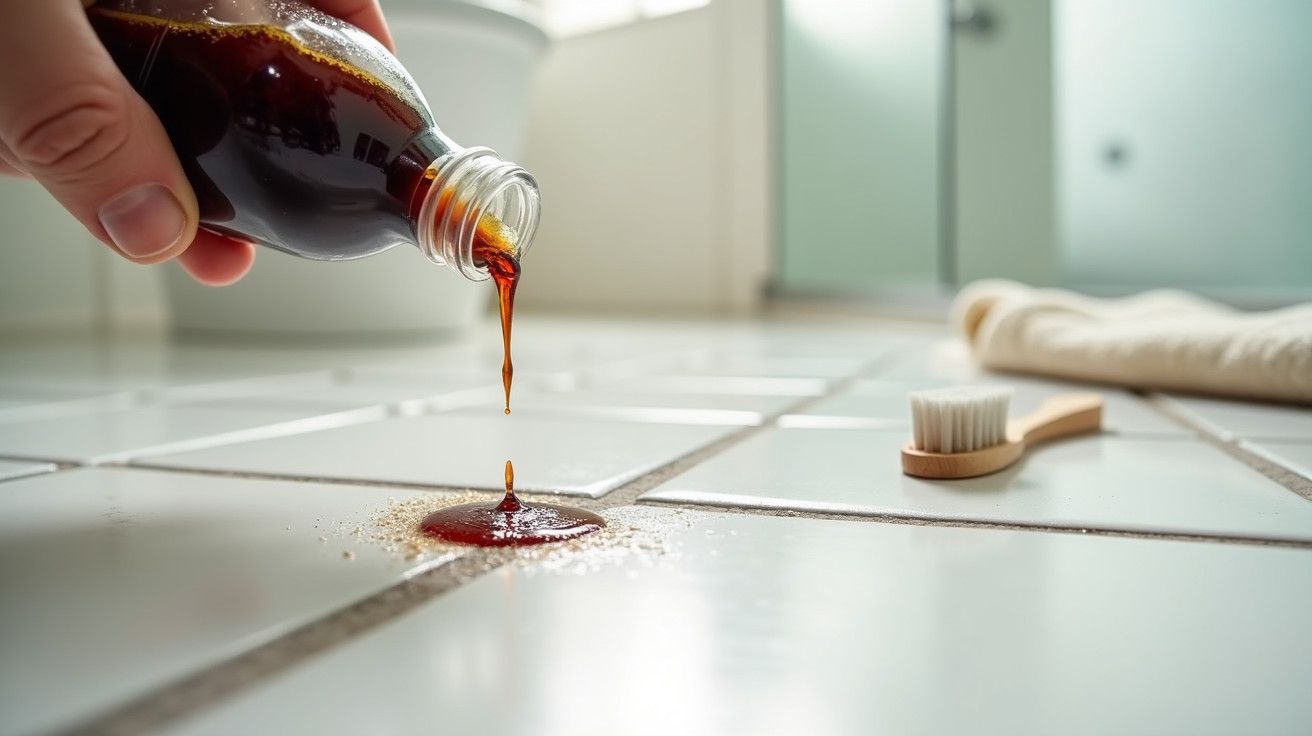 A bebida do dia a dia que clareia juntas dos azulejos e deixa a casa de banho com aspeto de limpeza profissional em minutos.