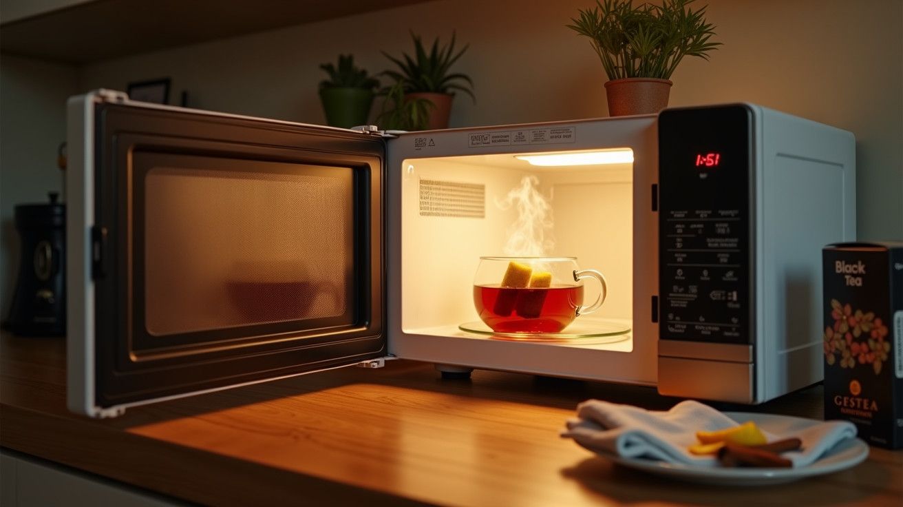 A bebida surpreendente que elimina odores do micro-ondas após aquecer apenas uma chávena