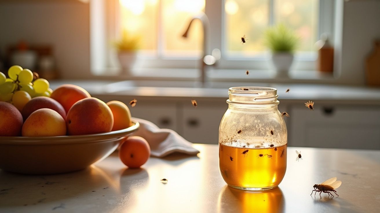 Moscas da fruta na cozinha? Este truque mágico elimina-as em minutos.