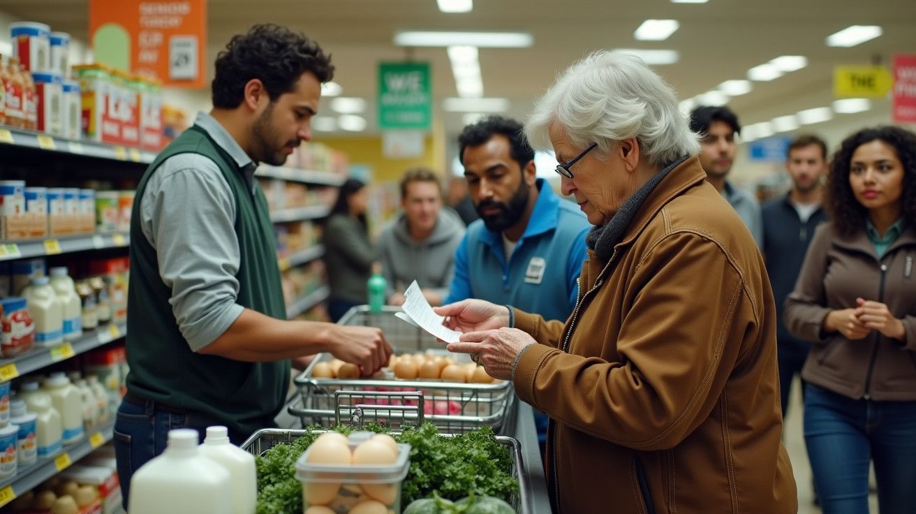 Reformados e beneficiários recebem um aumento agendado que mal cobre as compras, gerando indignação sobre quem o sistema realmente beneficia.