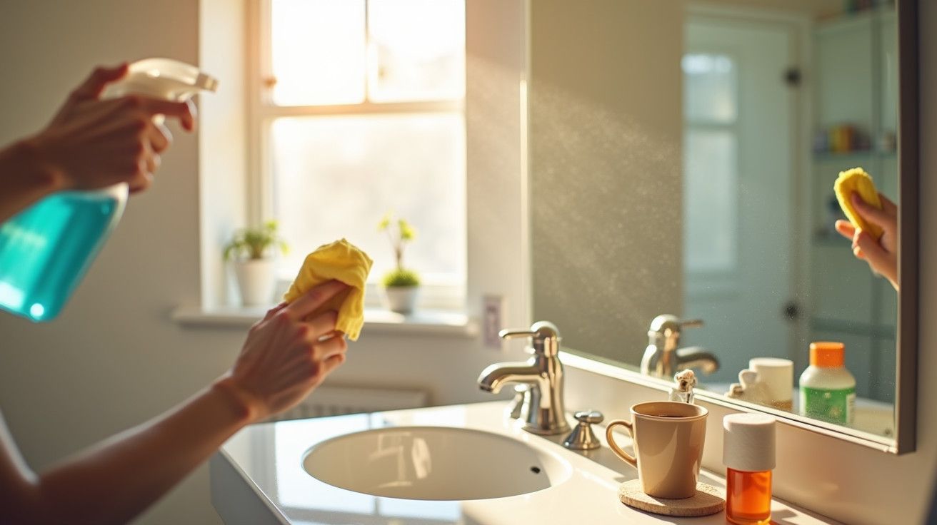 Saiba porque o seu espelho fica com manchas mesmo usando limpa-vidros e como resolver isso.